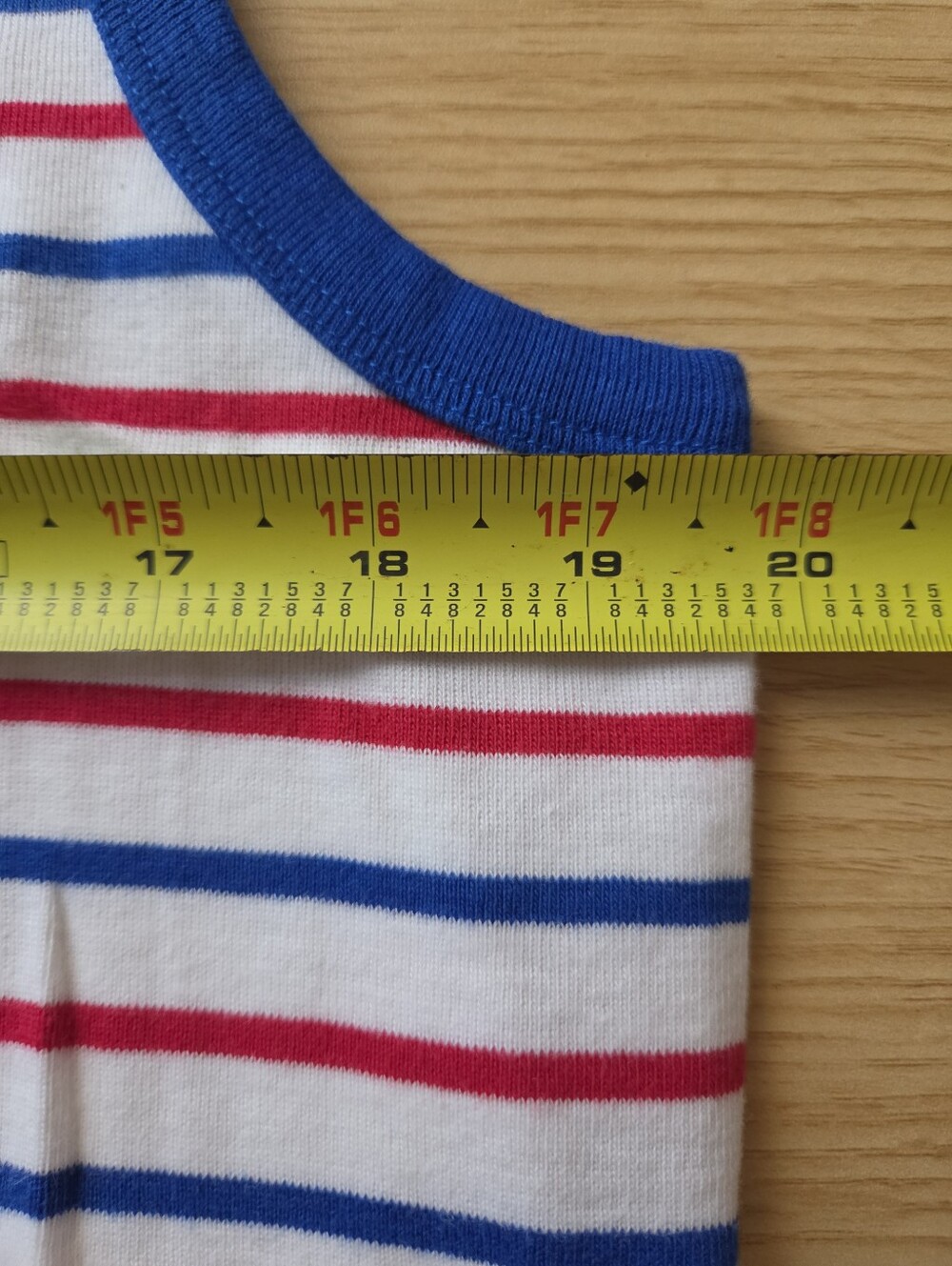 Hanna Andersson Organic Cotton Striped Henley Tank Dress Large Nautical ⛵️❤️ - Picture 8 of 11